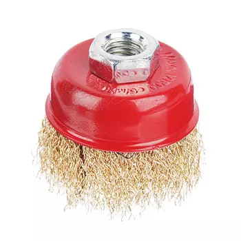 ЕРМАК Щетка металл. для УШМ 65мм/М14 (чашка)