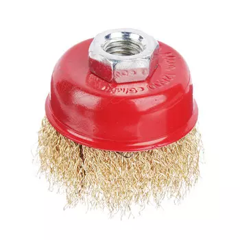 ЕРМАК Щетка металл. для УШМ 65мм/М14 (чашка)