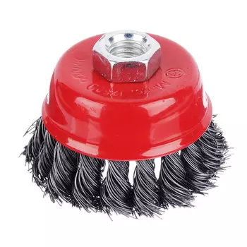 ЕРМАК Щетка металл. для УШМ 75мм/М14 крученая (чашка)