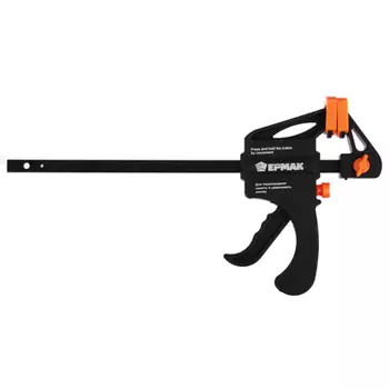 ЕРМАК Струбцина универсальная F-образная 150х265х45 пластмассовый корпус