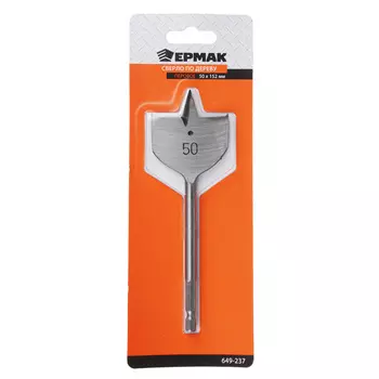 ЕРМАК Сверло по дереву перовое 50х152мм.