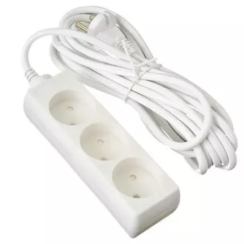 ЕРМАК Удлинитель 3 гнезда, 2х1,0 мм2, 5м