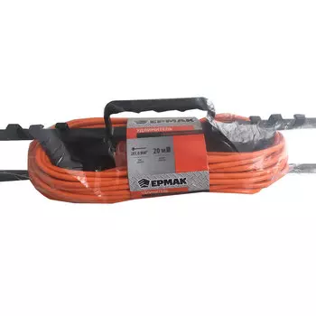 ЕРМАК Удлинитель силовой на рамке, 2х1,0 мм2, 20м