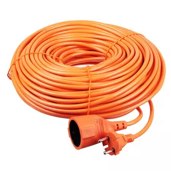 ЕРМАК Удлинитель силовой в мотке 2х1,5 мм2, длина 50м (макс. нагрузка 16А, или 2,2кВт)