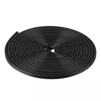 ЕРМАК Уплотнитель для пластиковых окон универсальный черный, 5,5м (EPDM)