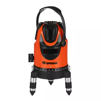 ЕРМАК Уровень лазерный 3 луча, 15м, кейс