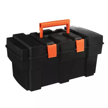 ЕРМАК Ящик для инструмента пластиковый с лотком 13", 34х18х16см
