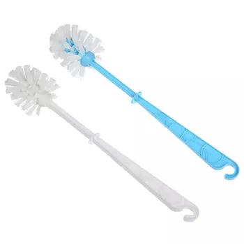 Ерш туалетный без подставки, пластик, 33,5х6,5см, 2 цвета, VETTA "Практик"