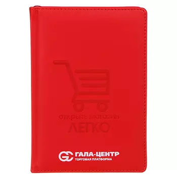 Ежедневник на 2021 "Престиж" А5,352стр, твердая обл.с поролоном, золотистый срез, красный, ПУ, НДП