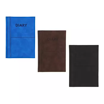 Ежедневник недатир."Патч" А5,320стр, твердая обл.с поролоном, 3 цвета, термотиснение, ПУ, бумага