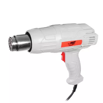 FALCO Фен технич. HG-2000-К, 2000 Вт, Реж.1: 300C°,250 л/мин/Реж 2: 500C°,500 л/мин,кейс+5 насадок