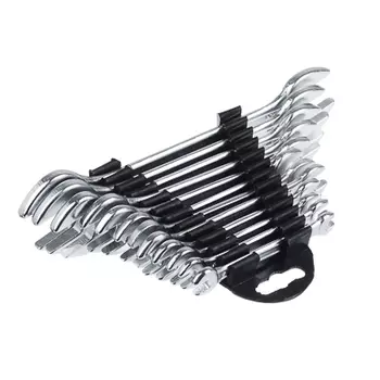 FALCO Набор ключей рожковых оцинк. в пластик. подвесе 12 пр., 6-24мм