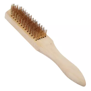 FALCO Щетка металл. с дерев. ручкой, 6-и рядная