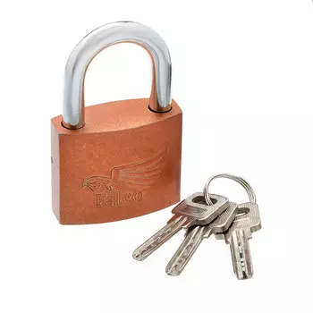 FALCO Замок навесной красный, 50мм