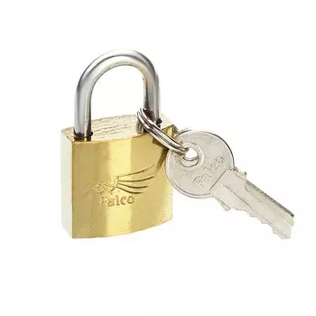 FALCO Замок навесной золотистый, 25мм