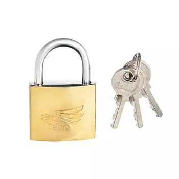 FALCO Замок навесной золотистый, 38мм