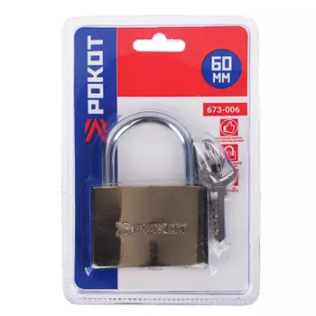 FALCO Замок навесной золотистый, 60мм