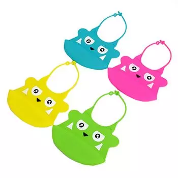 Фартук-нагрудник 22х15,5см, силикон, 4 цвета