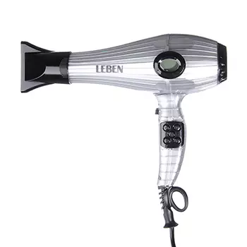 Фен для волос LEBEN PRO 2200 Вт, LCD дисплей, ионизация 259-149