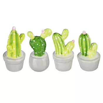Фигурка керамическая, 5X5X10см, 4 формы, MILLIMI "Кактус"