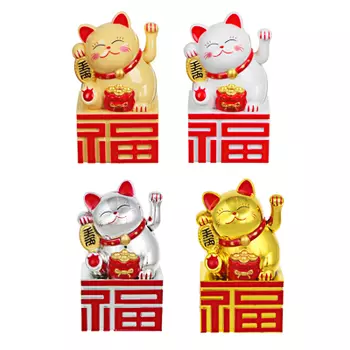 Фигурка в виде кошки, 5,5х4,5х10 см, 4 вида, 1хААА