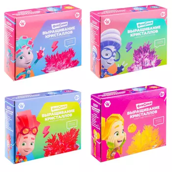 ФИКСИКИ Выращивание кристаллов 13,5х11,3х4см, 4 дизайна