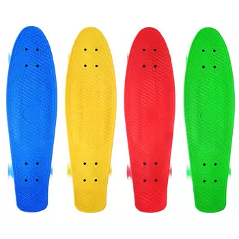 Фишборд SILAPRO 66х18см, АВЕС 7, 60х45мм LED ПУ колеса, макс. нагрузка 80кг, пластик