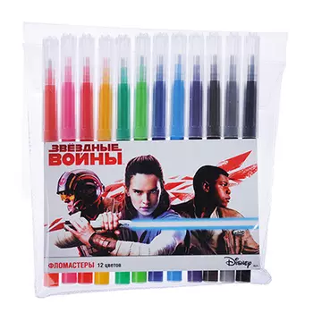 Фломастеры СТАММ Звездные войны, 12 цветов
