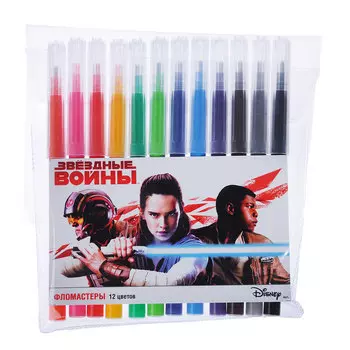 Фломастеры СТАММ Звездные войны, 12 цветов
