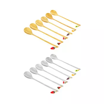 FNtastic "Вкусная ложка" с декором, нерж.сталь, 14 см, 5 дизайнов