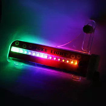 Фонарь на спицы велосипедный, 32LED, 32 узора, металл, пластик SILAPRO