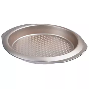 Форма для выпечки 29,5х27х3,5 см, углеродистая сталь, золотистое покрытие