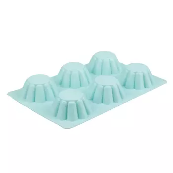 Форма для выпечки кексов VETTA, 25,5x18x3,5 см, силикон