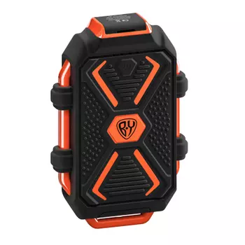 FORZA Аккумулятор мобильный, 10000 мАч, USB, 2А, защита IP67, фонарик, Чёрный