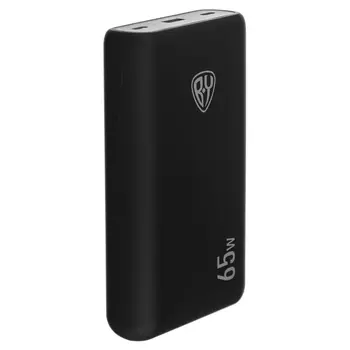 FORZA Аккумулятор мобильный, 18000мАч, USB/2xType-C, Быстрая зарядка QC3.0+PD, 5А, 65W,прорез.корпус