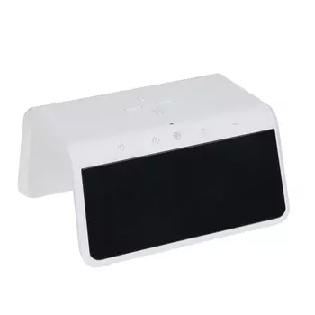 FORZA Беспроводное зарядное устройство 3в1 с часами и подсветкой, Qi 10W, USB выход 1А, пластик