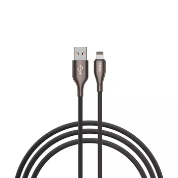 FORZA Кабель для зарядки Вегас iP, 1м, 2.4А, Быстрая зарядка, с индикатором, 2 цвета