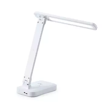 FORZA Лампа настольная, 26 LED, питание USB, кабель 1.5м, 1500Lux, аккум.1200мАч, белая, пластик