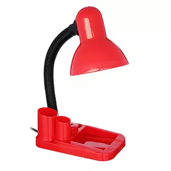 FORZA Лампа настольная, E27, 37,5см, 60Вт, 220В, с выкл. и подст под ручки, шнур 100см