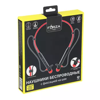 FORZA Наушники беспроводные с ободом спорт, 170 мАч, ВТ: 5.0, софт тач, пластик