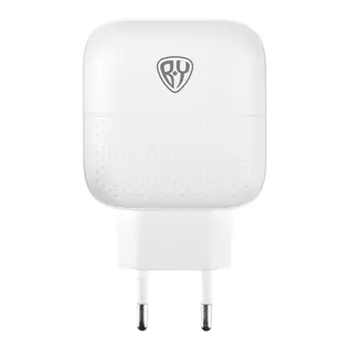 FORZA Сетевое зарядное устройство Модерн, Быстрая зарядка QC3.0+TYPE-C PD, 3А, 12В