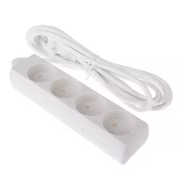 FORZA Удлинитель 4 гнезда, сеч. провода 1 кв.мм 3м, 10A, макс. мощность 2500Вт