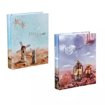 Фотоальбом 26,5х20,5х5 см 10х15 на 200 фото , бумага, 2 цвета