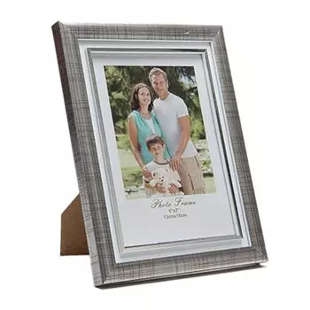 Фоторамка 13х18см, пластик, стекло, арт.15-02