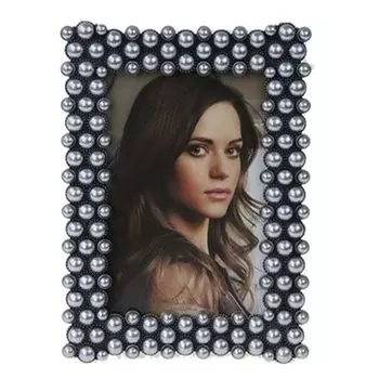 Фоторамка "Черный жемчуг" 13х18см, металл, пластик