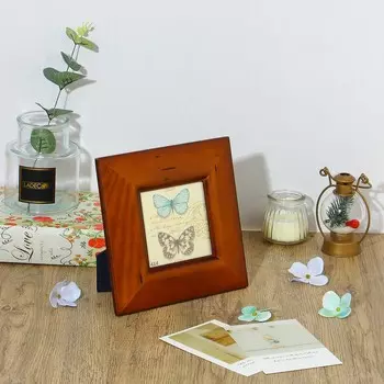 Фоторамка, дерево, 10 см, арт 28