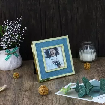 Фоторамка, металл, 10 см, арт 23