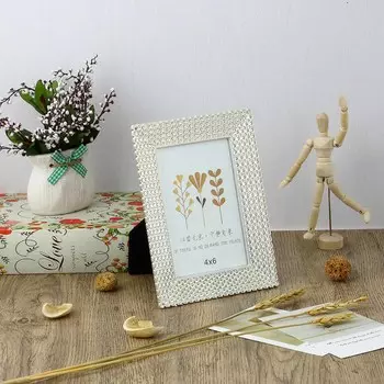 Фоторамка, металл, 10х15 см, арт 11