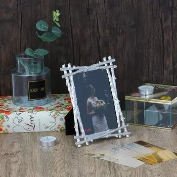 Фоторамка, металл, 10х15 см, арт 14