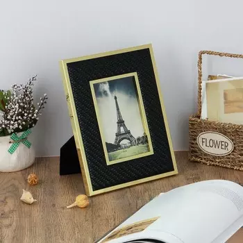Фоторамка, металл, 10х15 см, арт 26